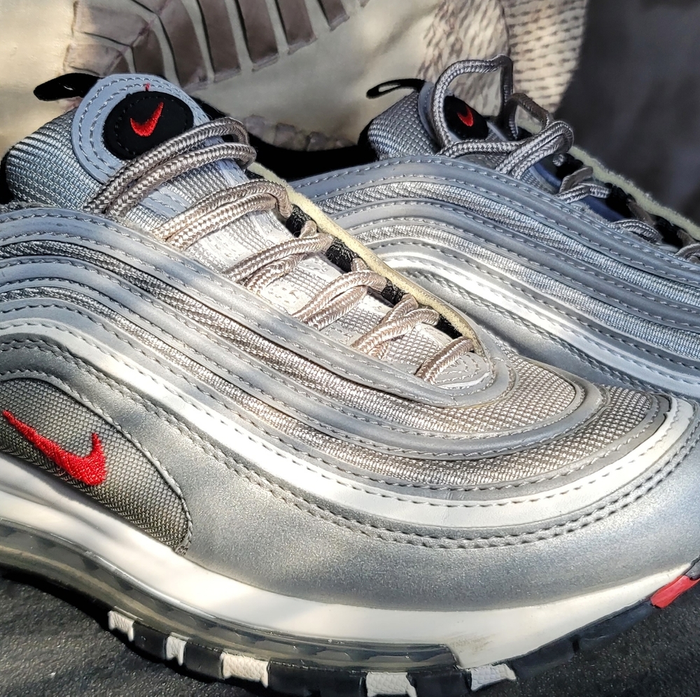 Nike Air Max 97 "silver bullet" (rare) size 8 - Picture 1 of 16